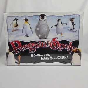 New Sealed Penguin-Opoly Board Game Made by  Late for the Sky